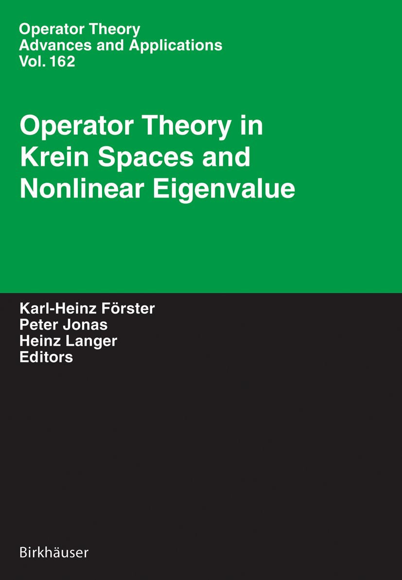 Operator Theory: Advances and Applications