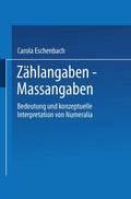 Zählangaben — Maßangaben