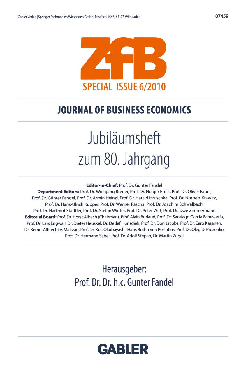 Jubiläumsheft zum 80. Jahrgang