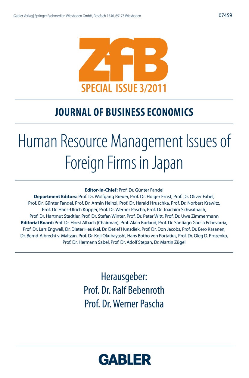 ZfB Special Issue