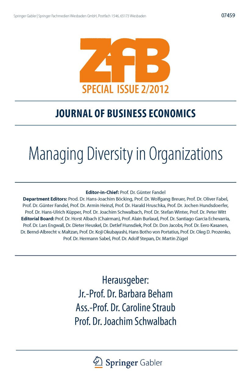 ZfB Special Issue