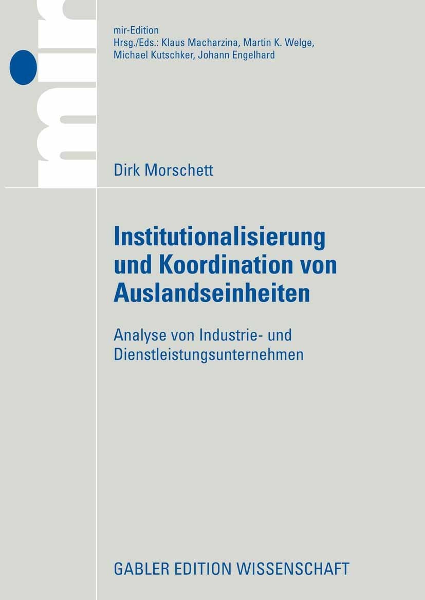 mir-Edition: Analyse von Industrie- und Dienstleistungsunternehmen