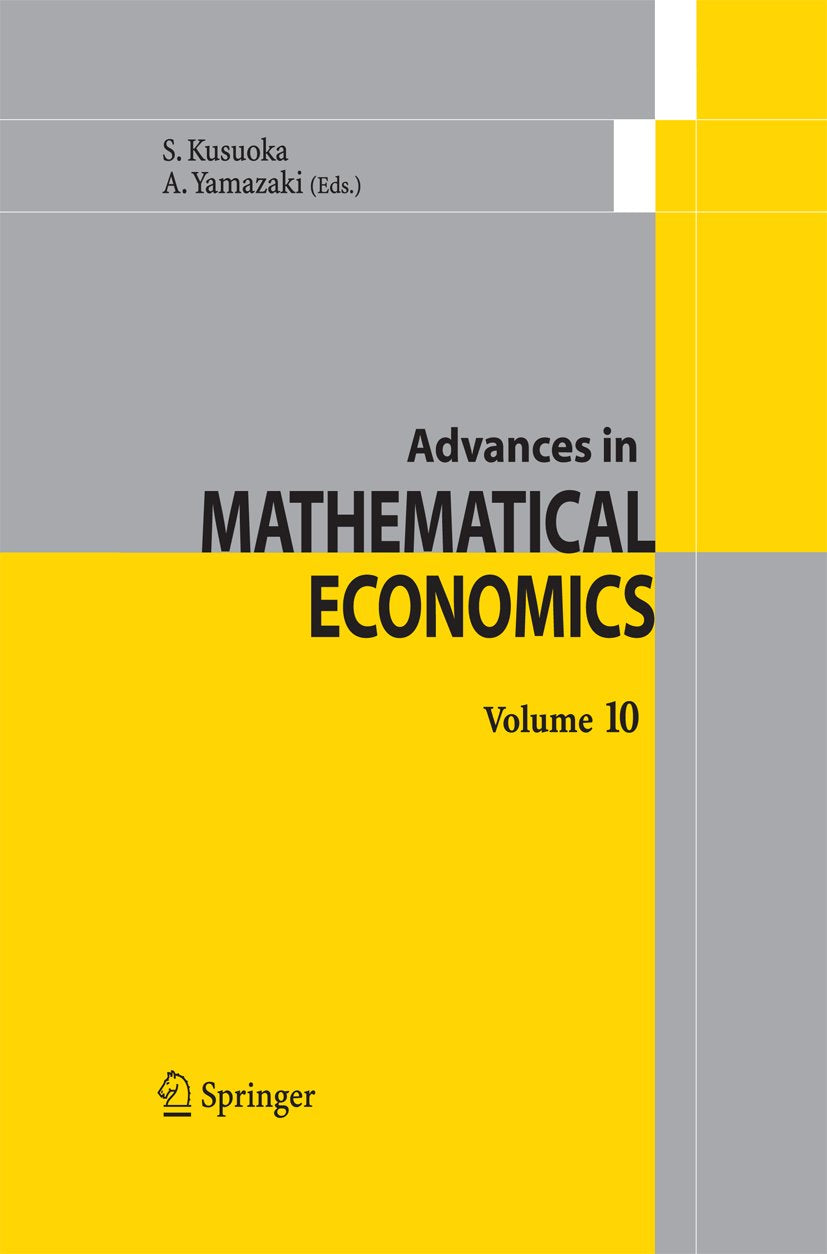 Advances in Mathematical Economics