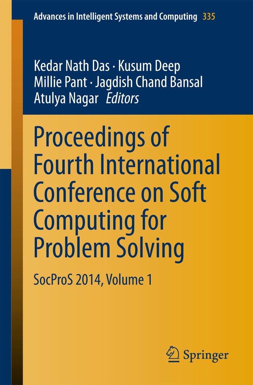 Advances in Intelligent Systems and Computing