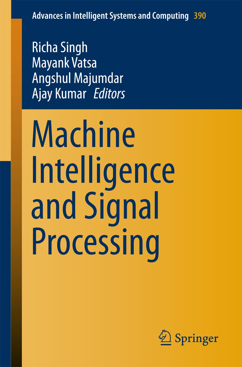 Advances in Intelligent Systems and Computing