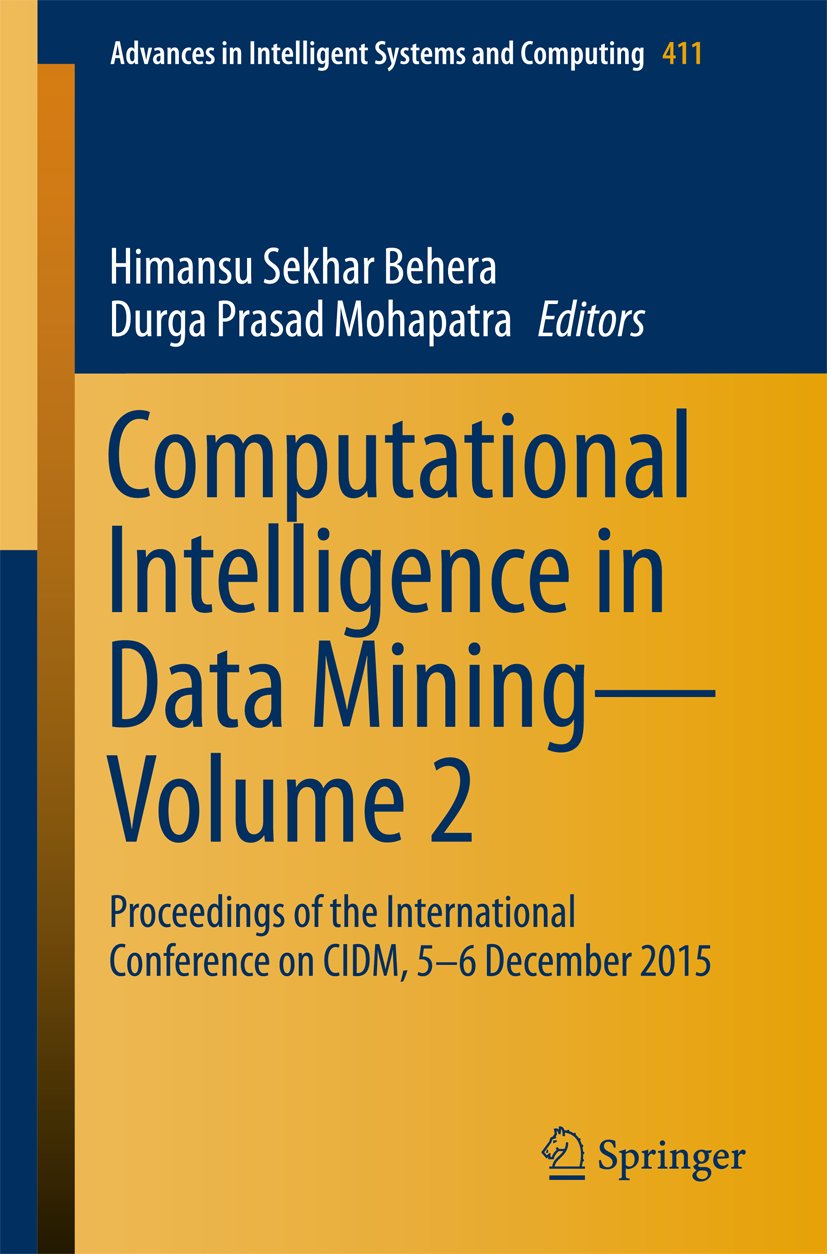 Advances in Intelligent Systems and Computing