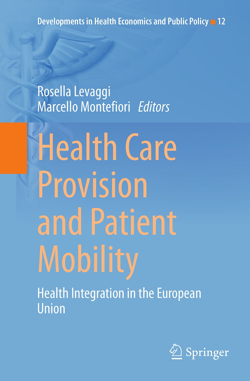Developments in Health Economics and Public Policy