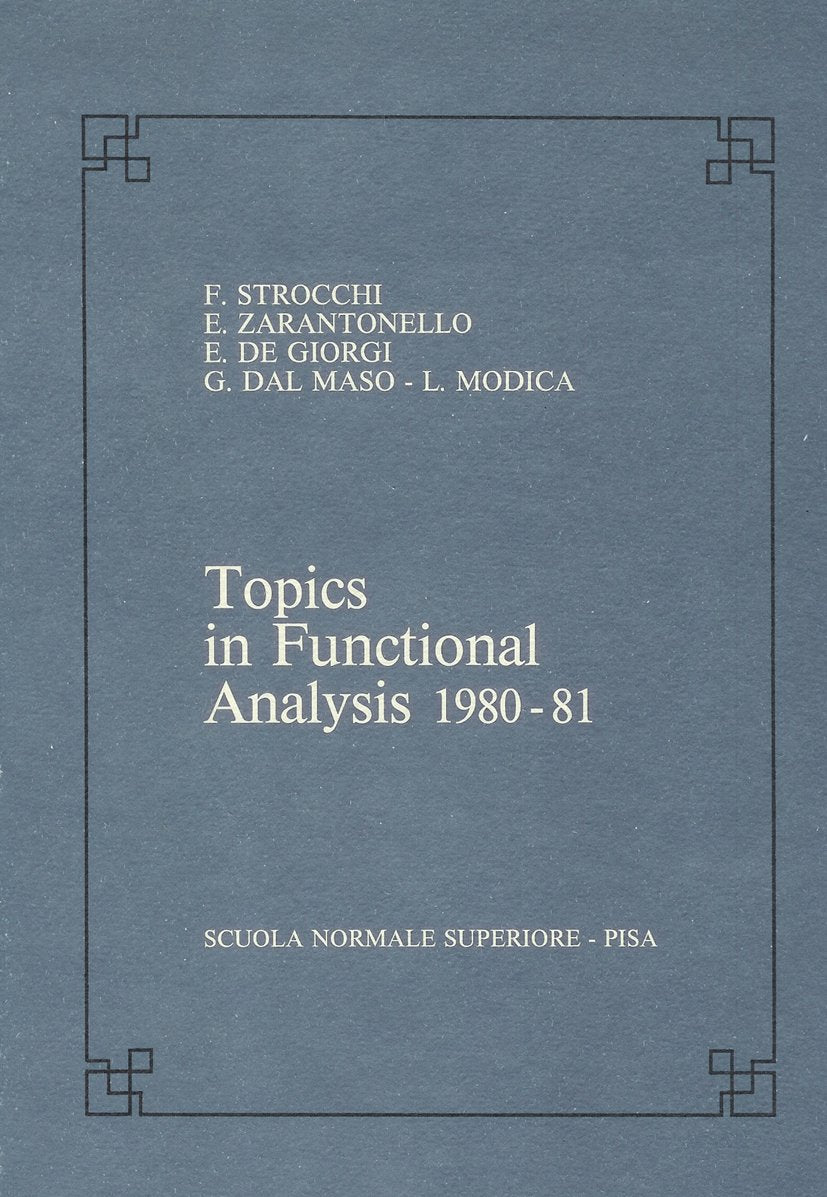 Publications of the Scuola Normale Superiore