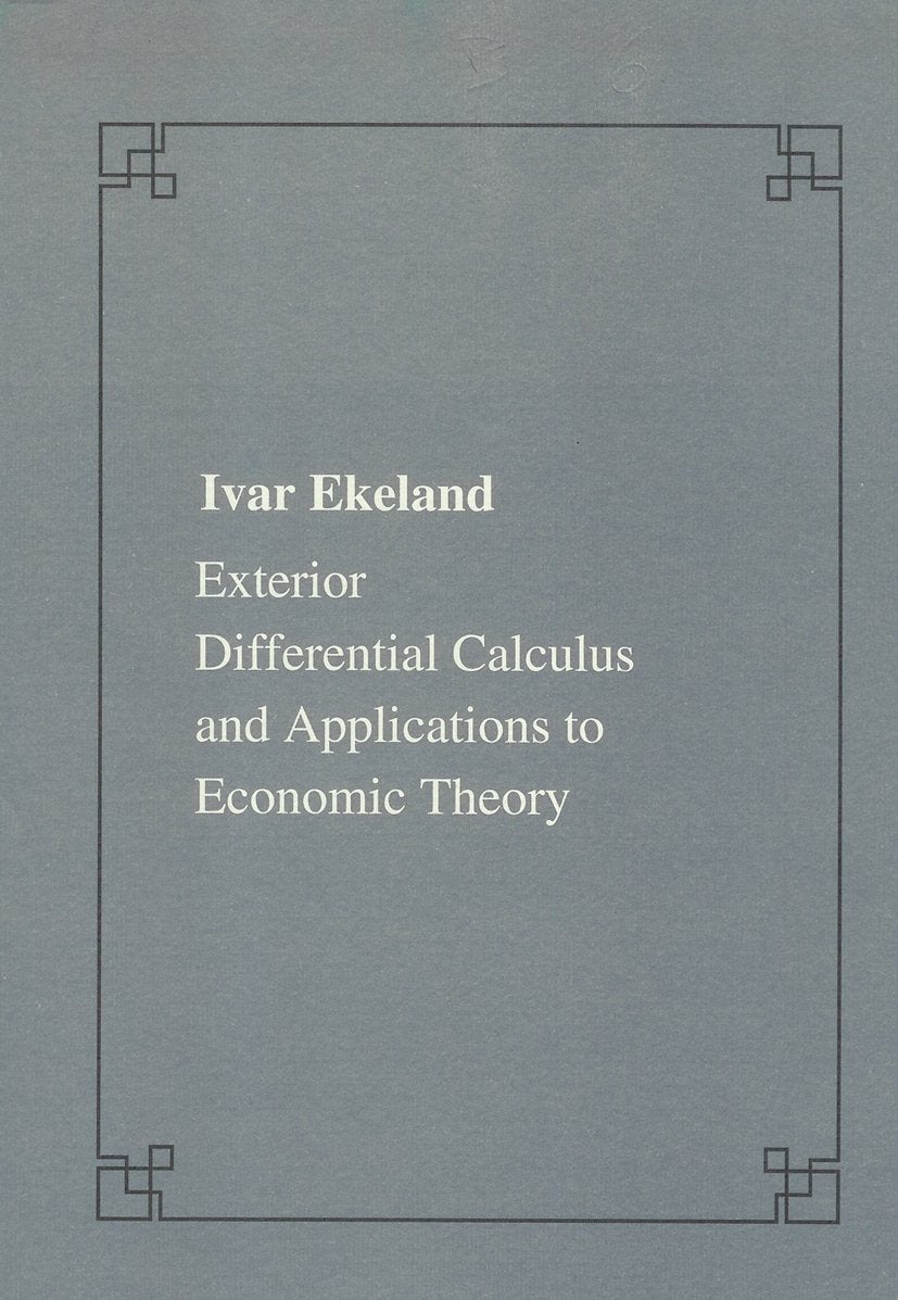 Exterior differential calculus and applications to economic theory