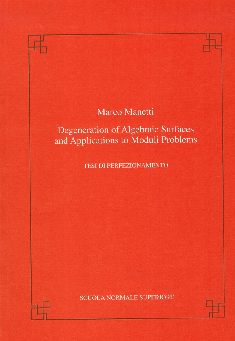 Publications of the Scuola Normale Superiore