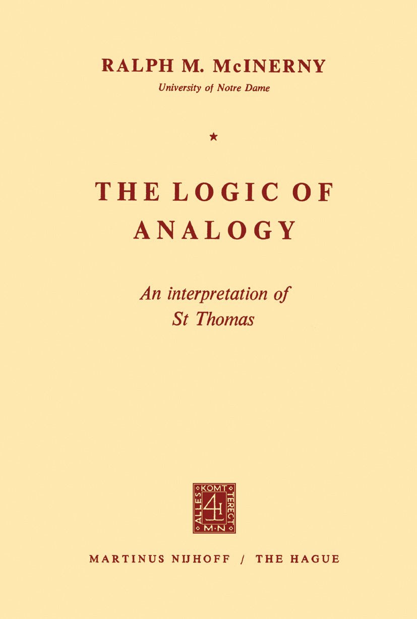 The Logic of Analogy