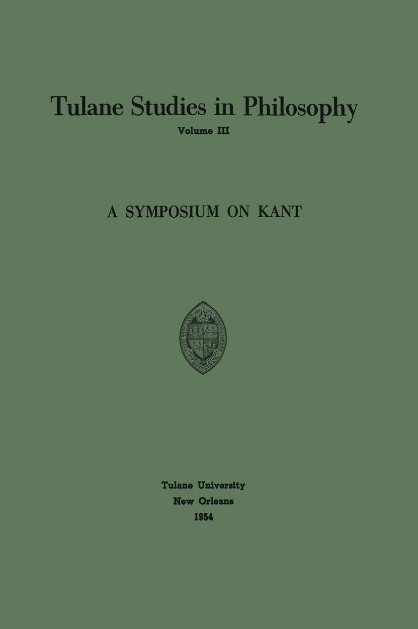 Tulane Studies in Philosophy
