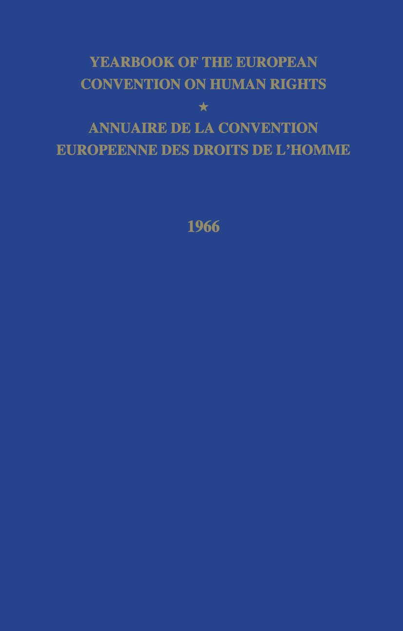 Yearbook of the European Convention on Human Rights