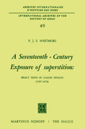 International Archives of the History of Ideas Archives internationales d'histoire des idées