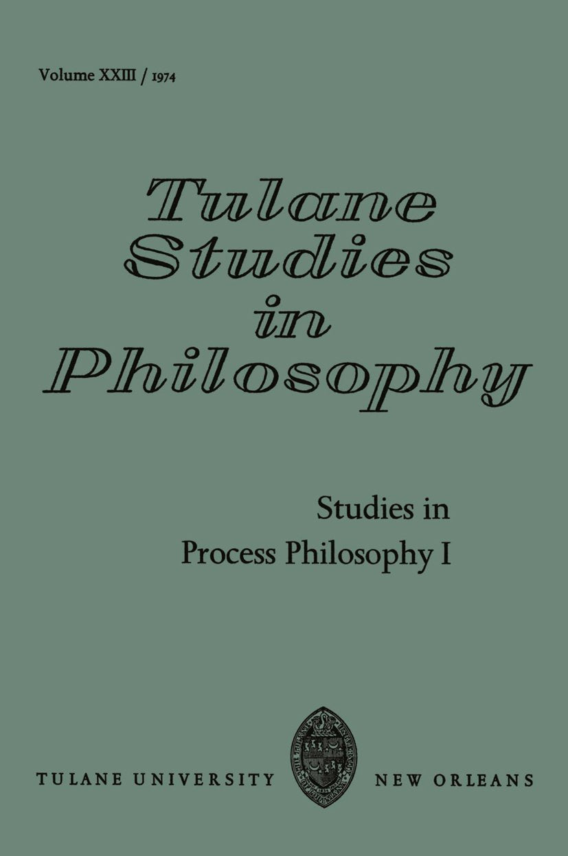 Tulane Studies in Philosophy