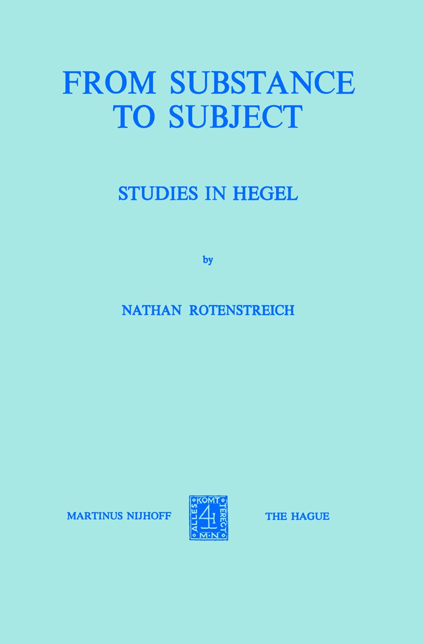 From Substance to Subject