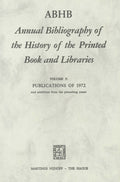 Annual Bibliography of the History of the Printed Book and Libraries