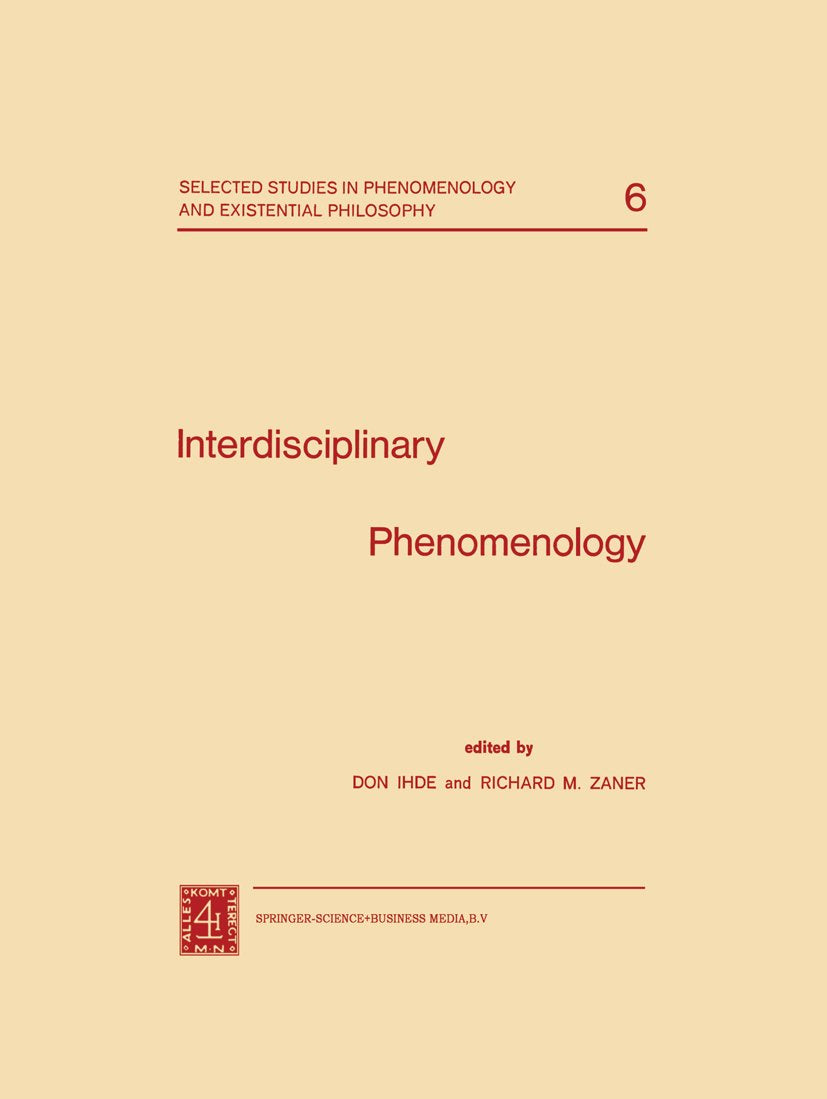 Selected Studies in Phenomenology and Existential Philosophy