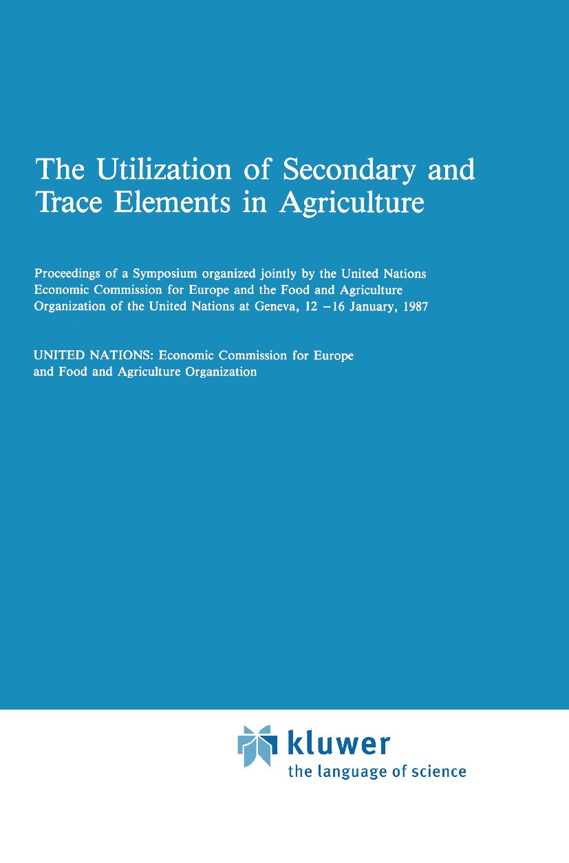 Developments in Plant and Soil Sciences