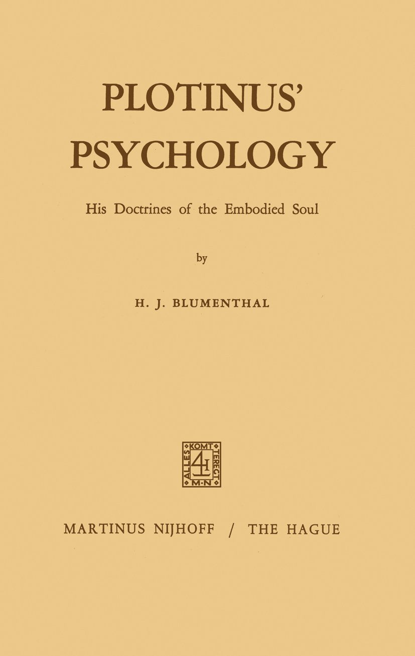 Plotinus’ Psychology