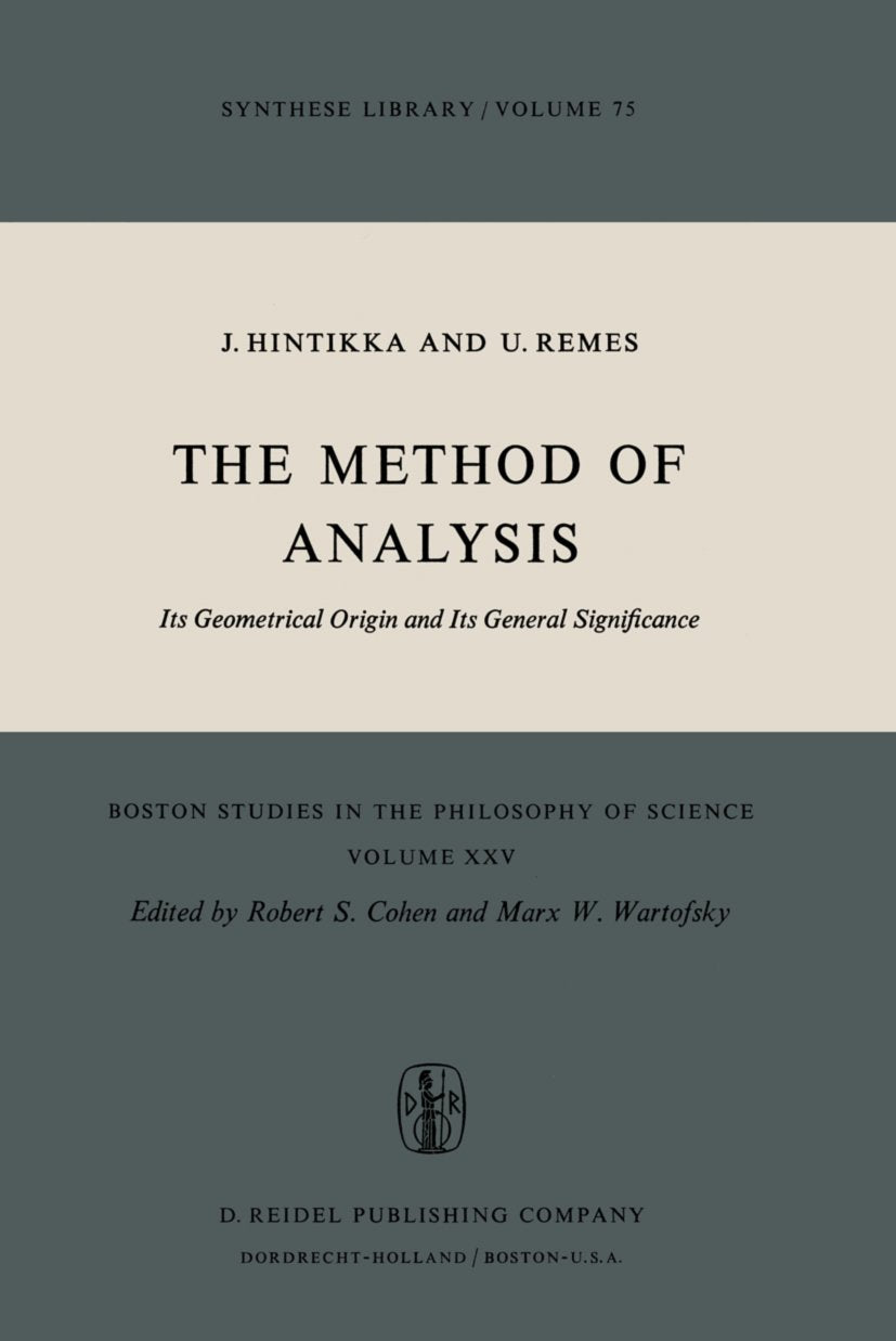 Boston Studies in the Philosophy and History of Science