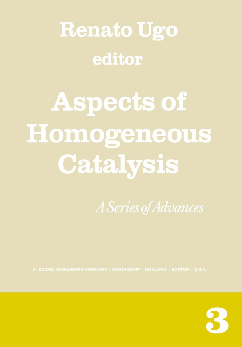 Aspects of Homogeneous Catalysis