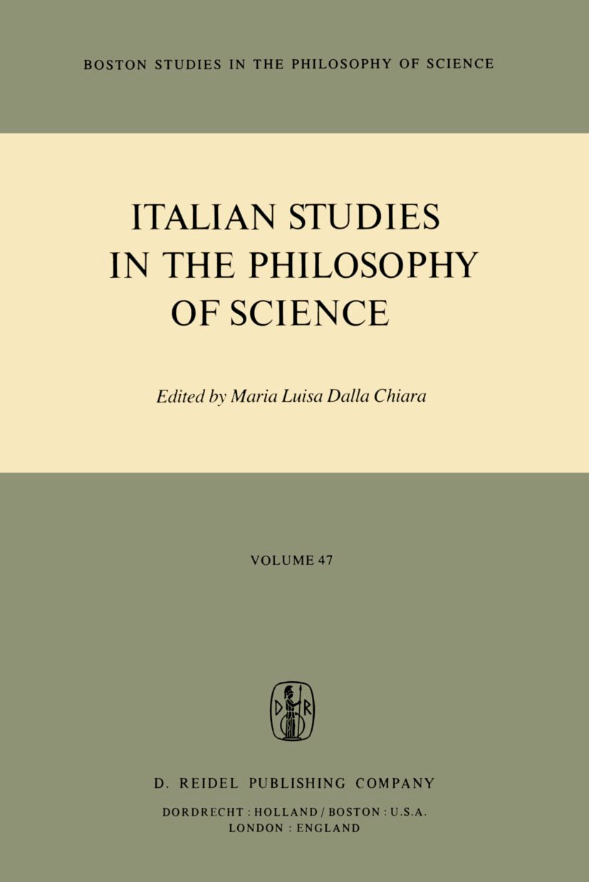 Boston Studies in the Philosophy and History of Science