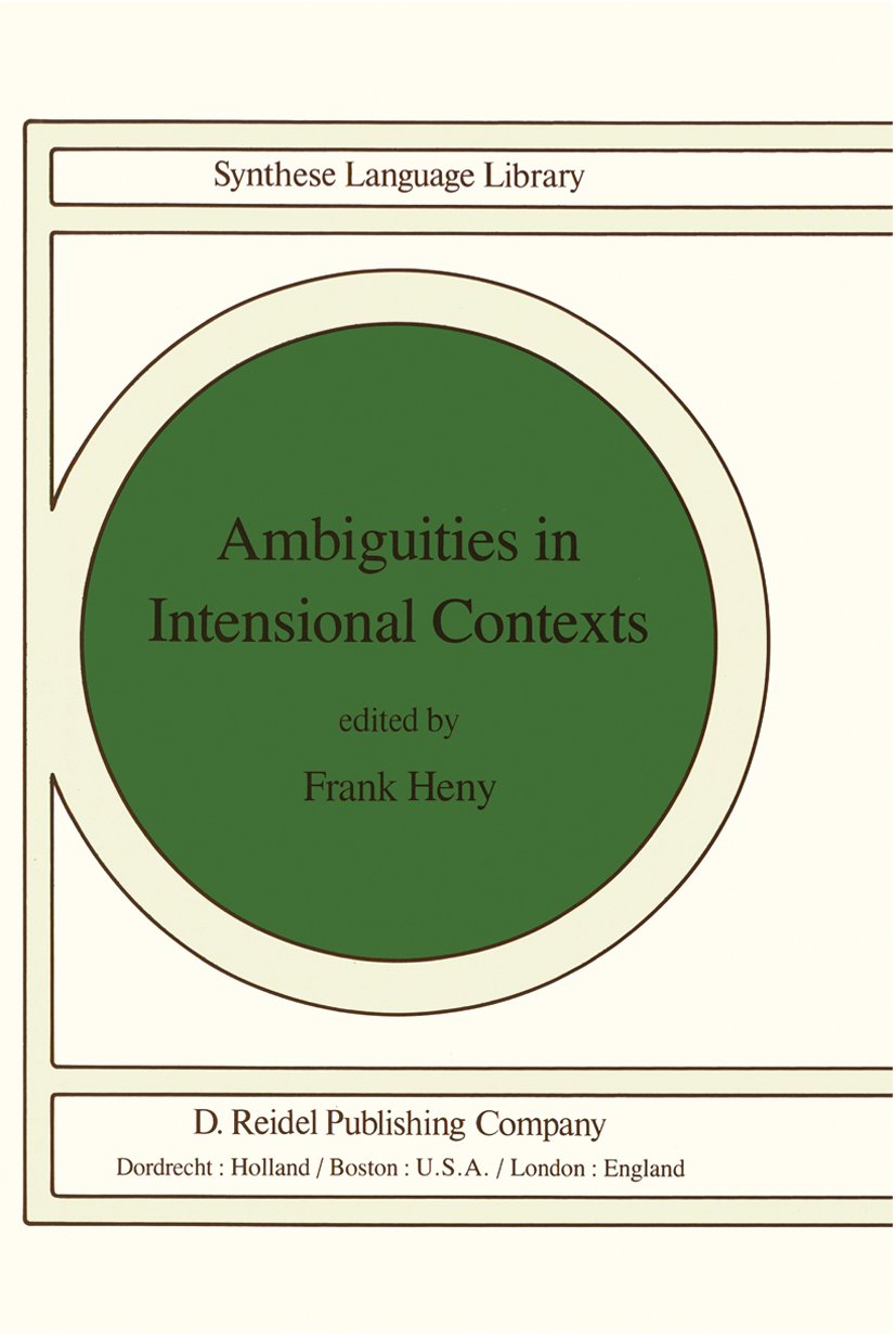 Ambiguities in Intensional Contexts
