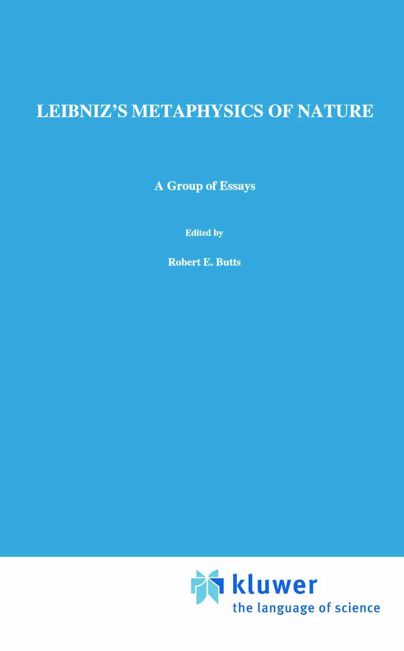 The Western Ontario Series in Philosophy of Science: A Group of Essays