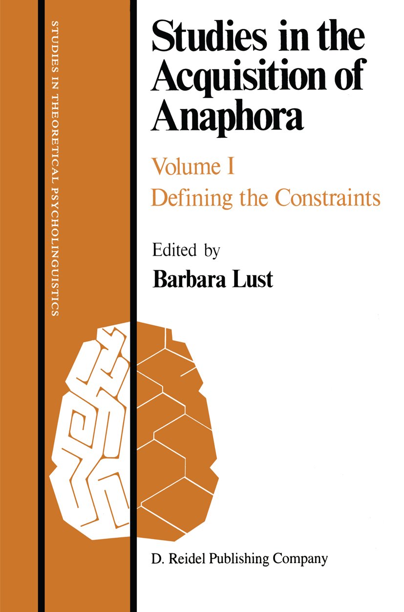 Studies in Theoretical Psycholinguistics