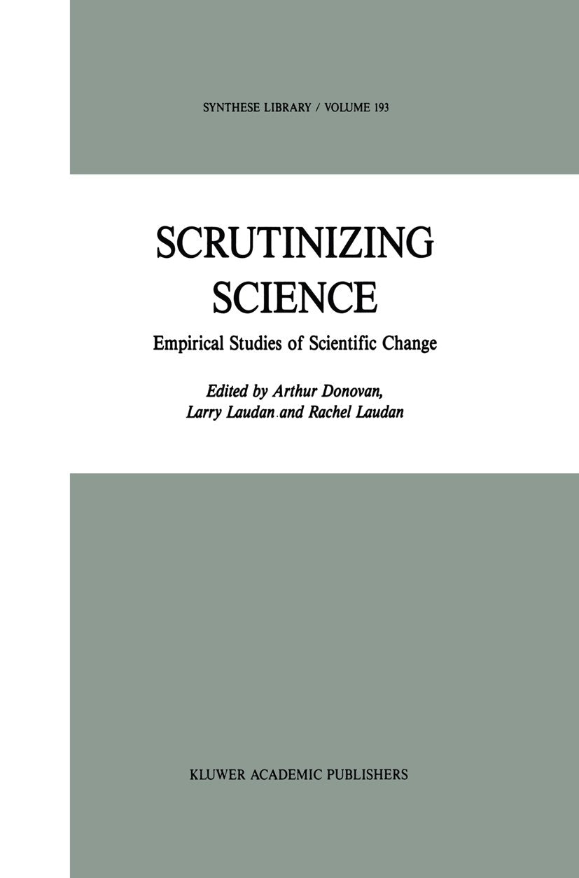 Synthese Library: Empirical Studies of Scientific Change