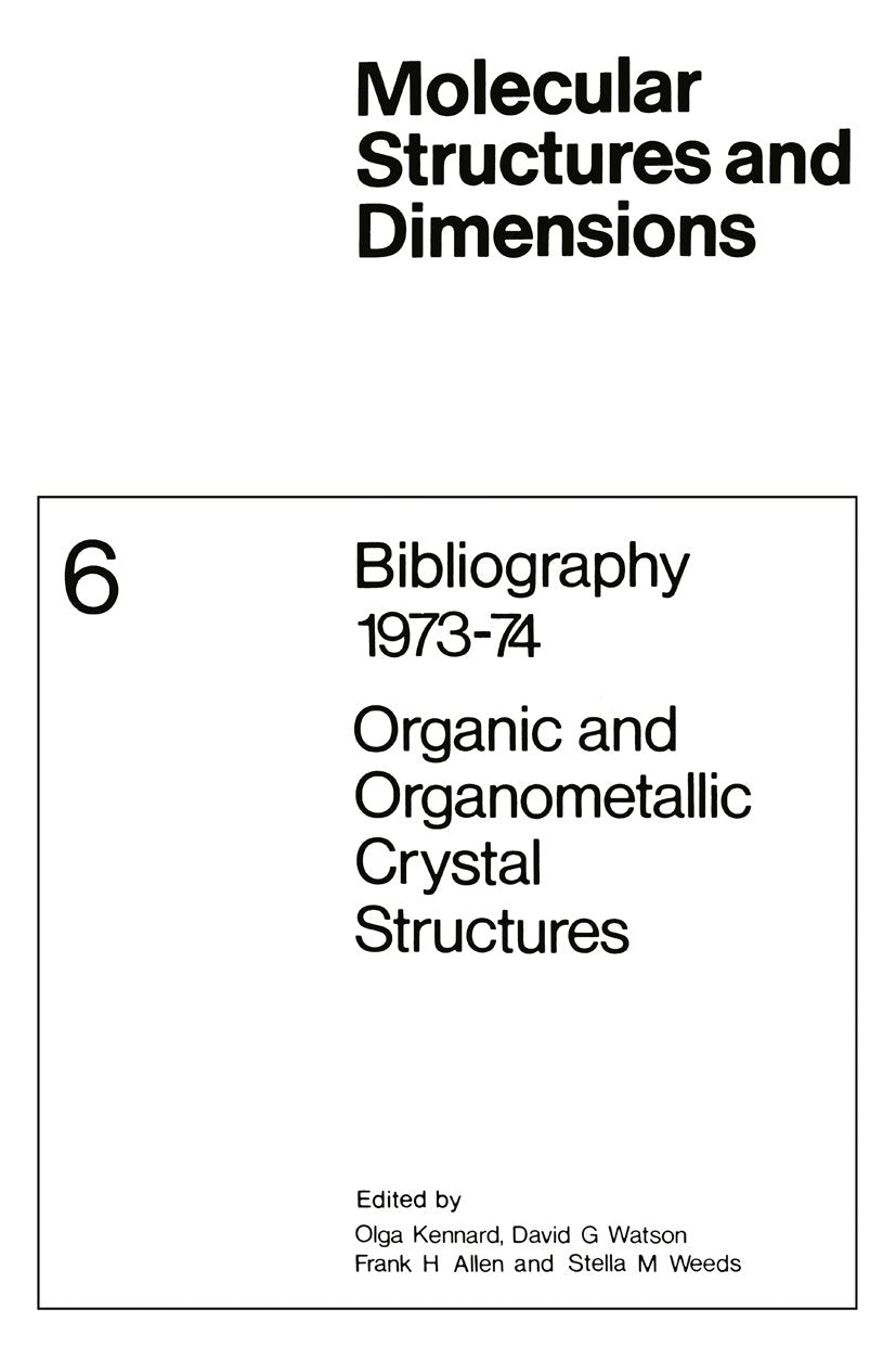 Molecular Structure and Dimensions