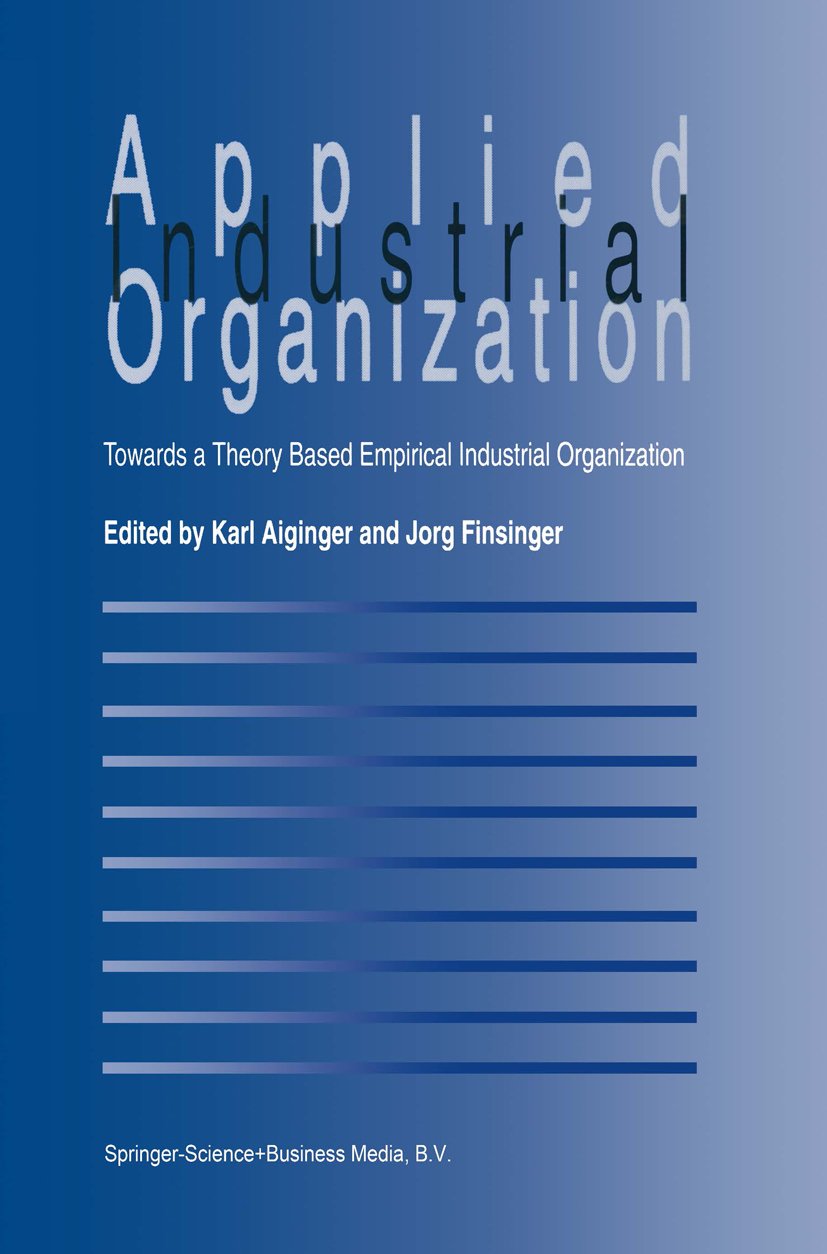 Applied Industrial Organization