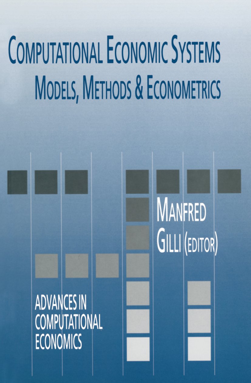 Advances in Computational Economics