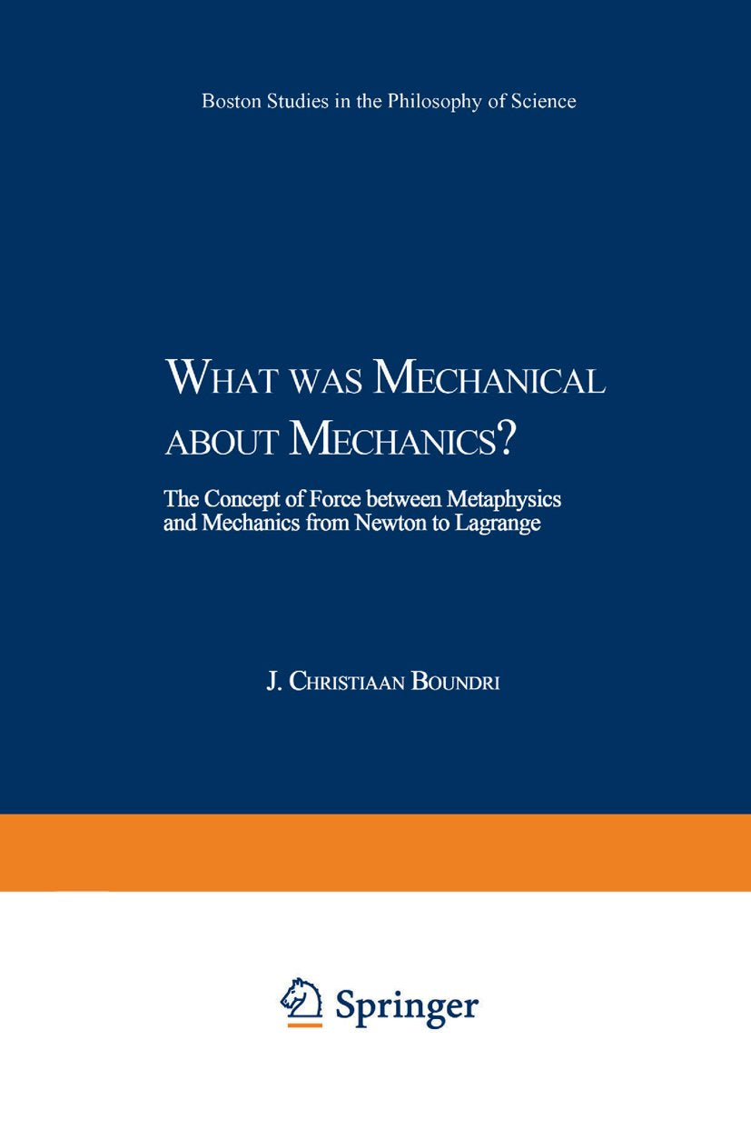 What was Mechanical about Mechanics