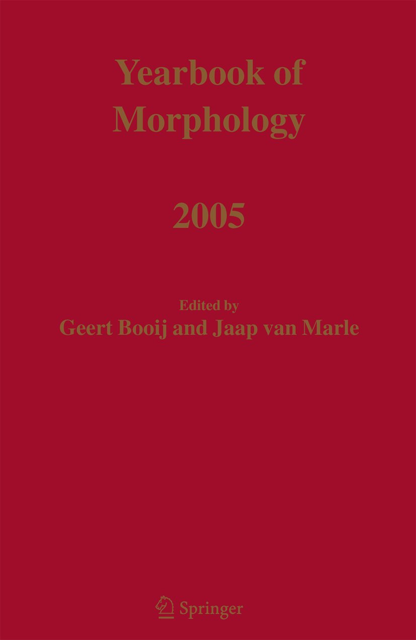 Yearbook of Morphology