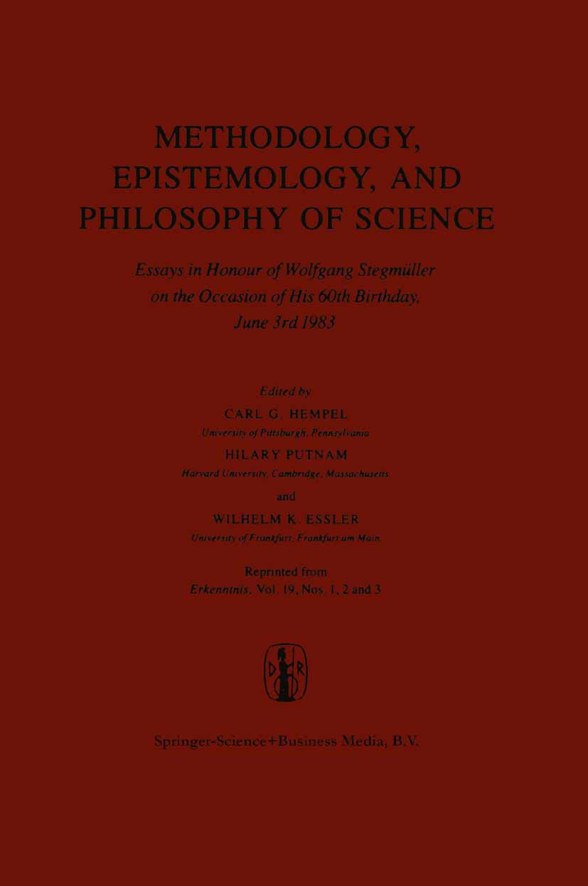 Methodology, Epistemology, and Philosophy of Science
