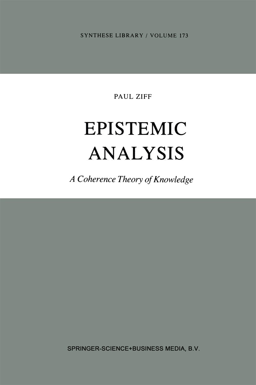 Synthese Library: A Coherence Theory of Knowledge