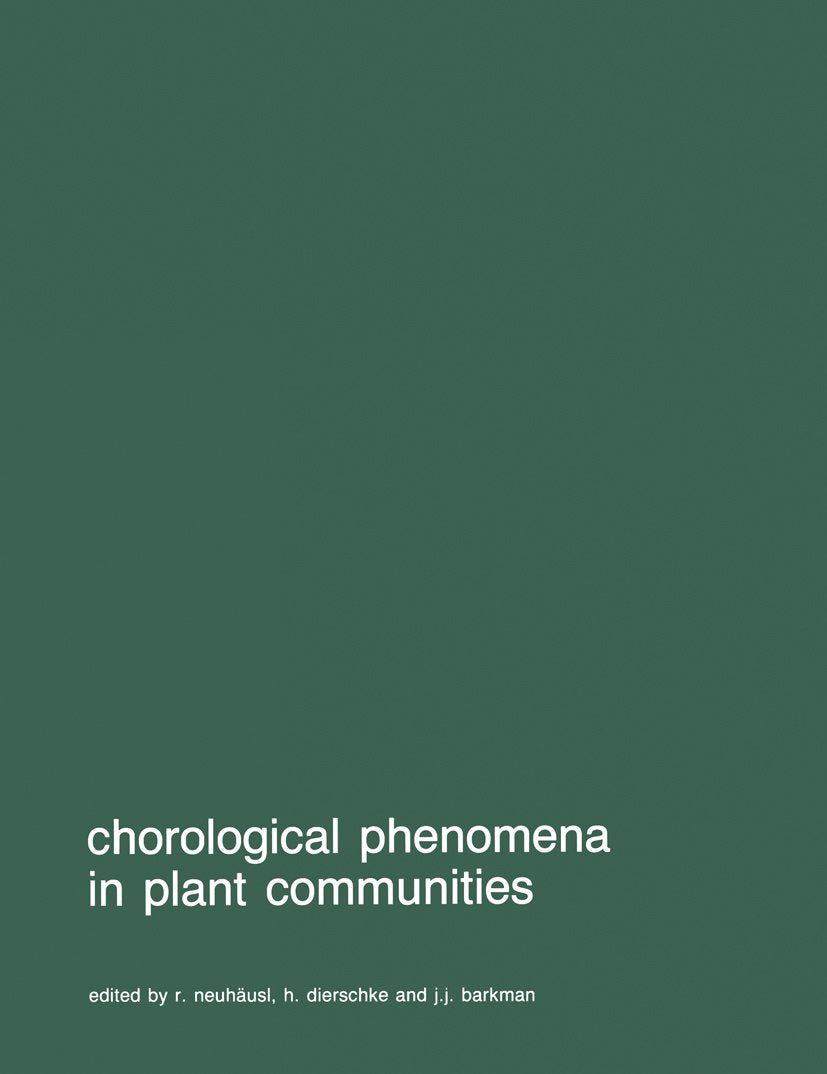 Advances in Vegetation Science