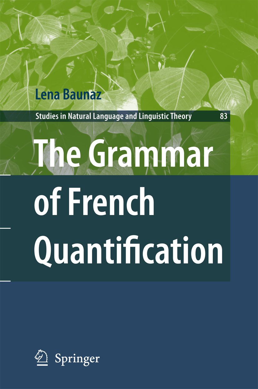 Studies in Natural Language and Linguistic Theory