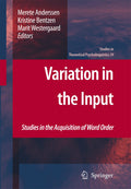 Studies in Theoretical Psycholinguistics