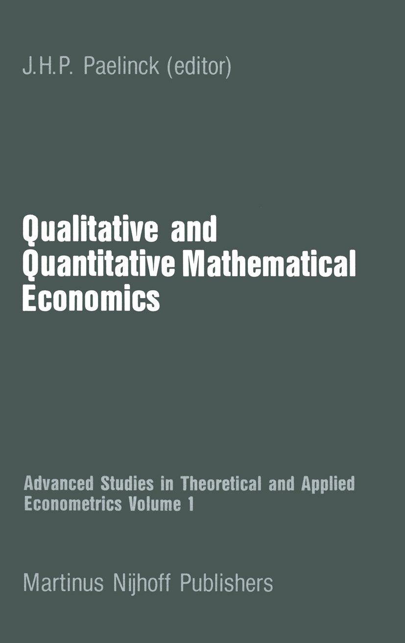 Advanced Studies in Theoretical and Applied Econometrics