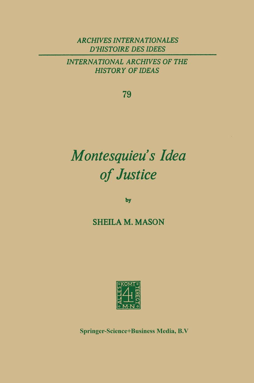 International Archives of the History of Ideas Archives internationales d'histoire des idées