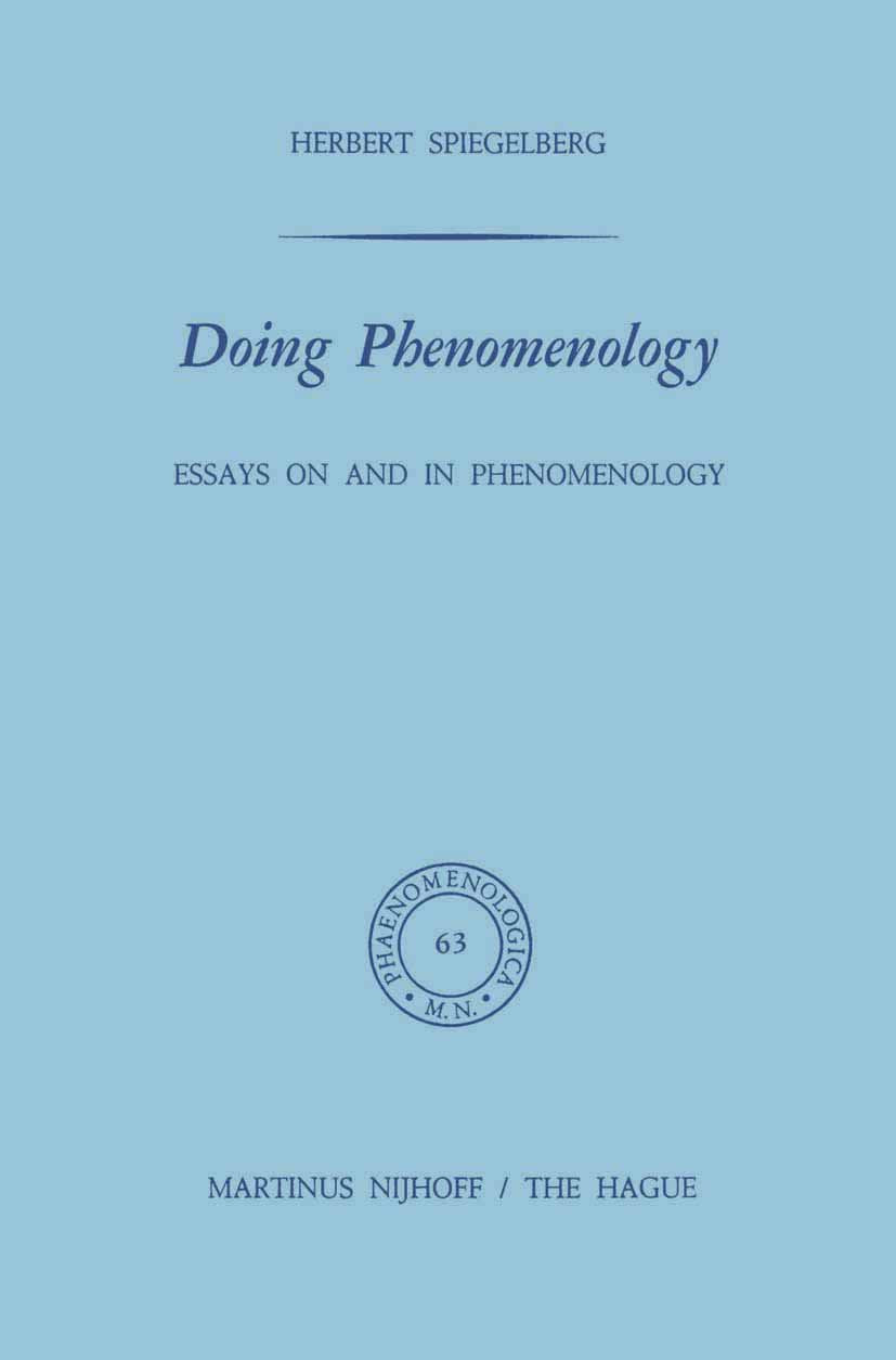 Doing Phenomenology