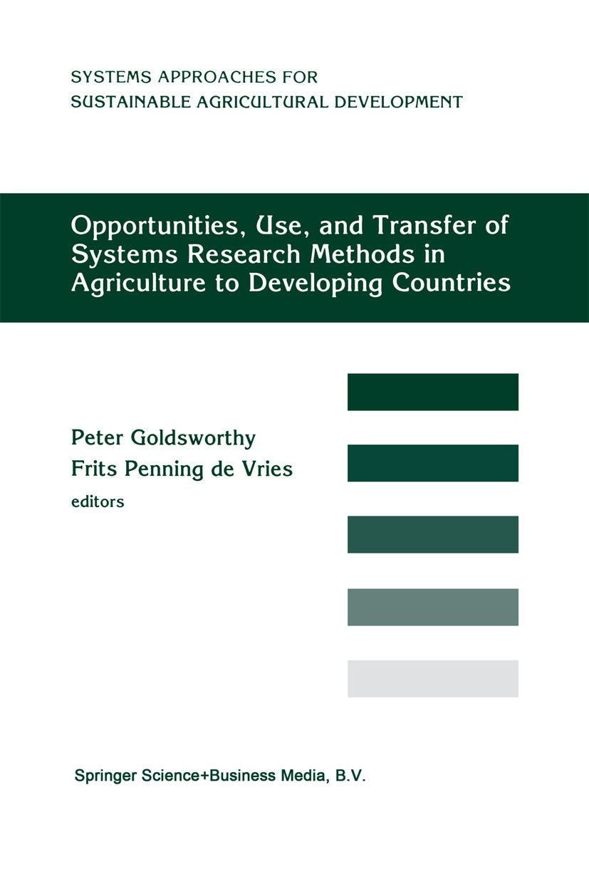 System Approaches for Sustainable Agricultural Development