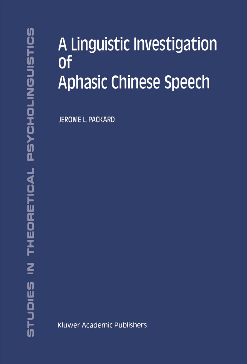 Studies in Theoretical Psycholinguistics