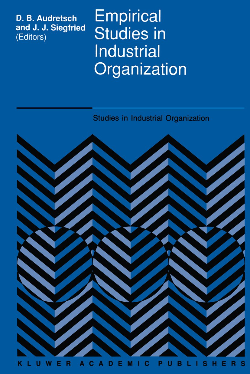Studies in Industrial Organization