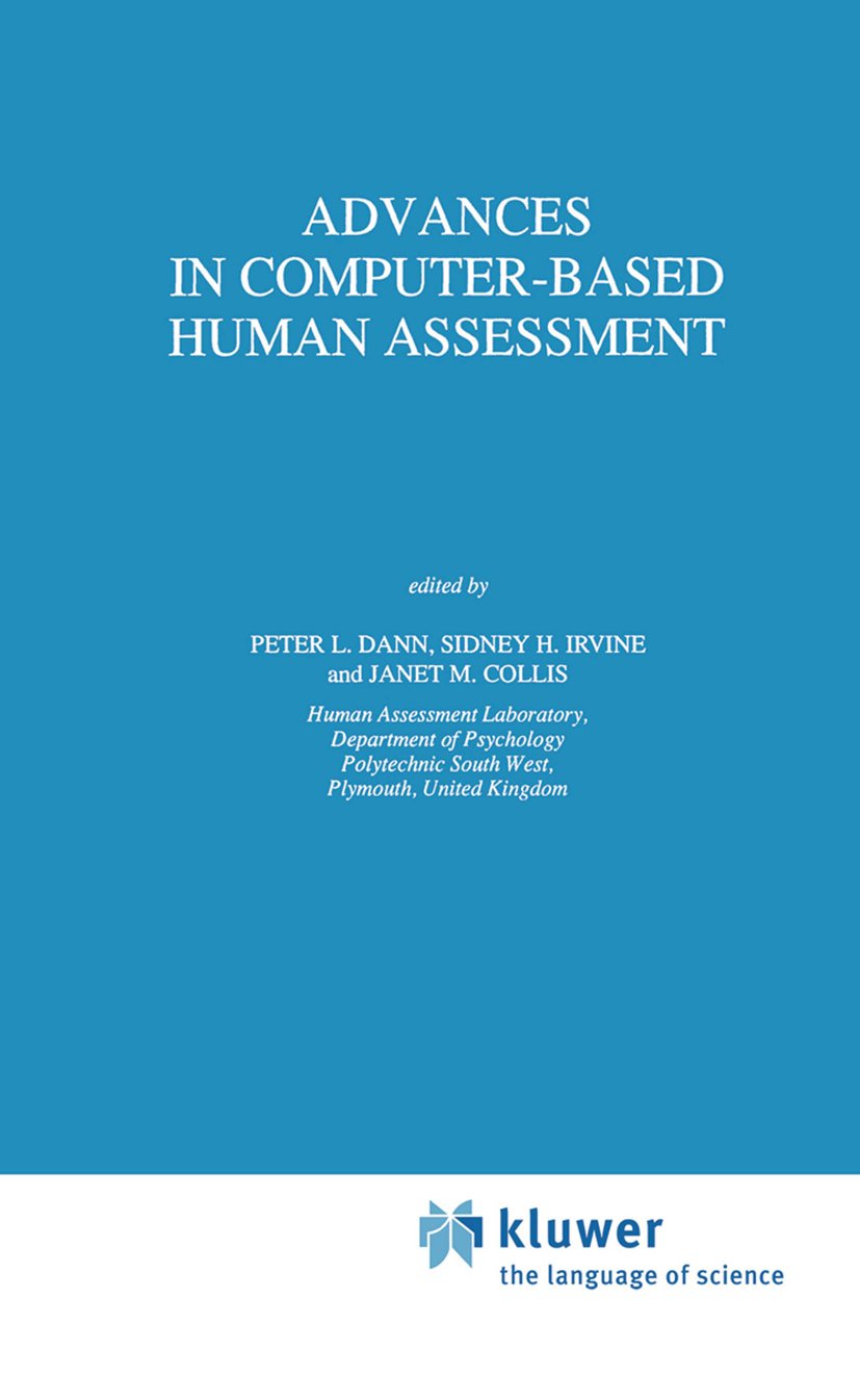 Advances in Computer-Based Human Assessment