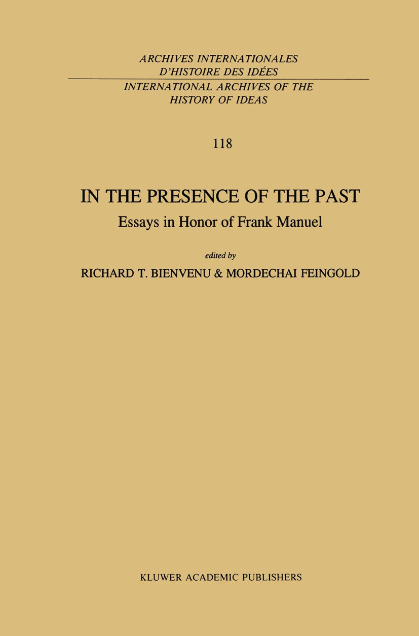 International Archives of the History of Ideas Archives internationales d'histoire des idées