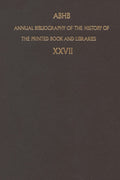 Annual Bibliography of the History of the Printed Book and Libraries